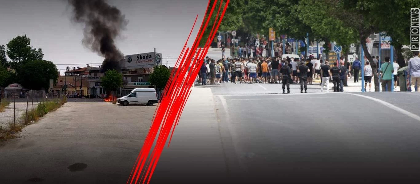 Επεισόδια στον οικισμό Ρομά της Νέας Σμύρνης στην Λάρισα: Αρνούνται την μεταφορά των κρουσμάτων! (upd) (βίντεο)